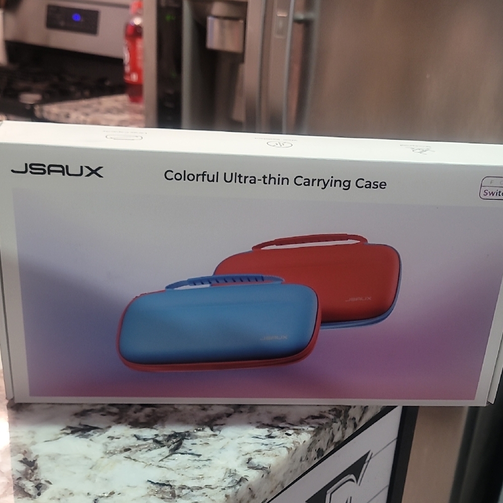 Ultra-thin Red and Blue Tablet Case